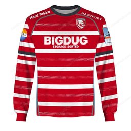 Gloucester Rugby PREM Rugby 2627 Home Jersey Style Shirts
