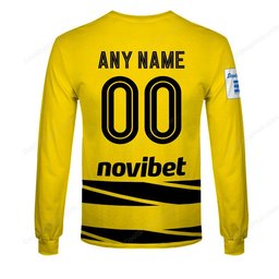 Aris Thessaloniki F.C Super League Greece 2627 Home Jersey Style Shirts