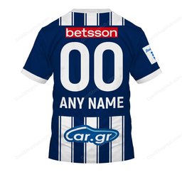 Iraklis F.C. Super League Greece 2627 Home Jersey Style Shirts
