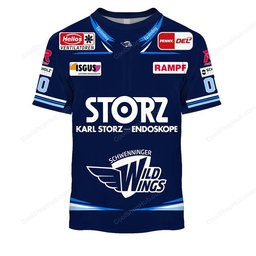 Schwenninger Wild Wings DEL 2627 Home Jersey Style Shirts