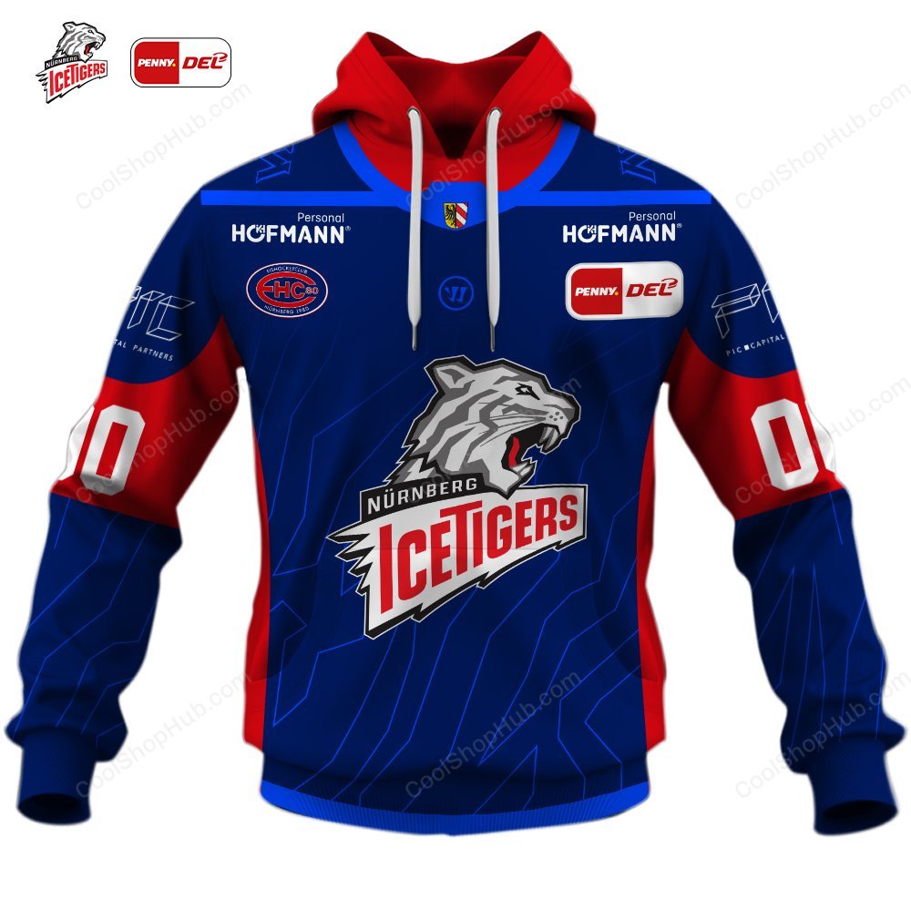 Nürnberg Ice Tigers DEL 2627 Home Jersey Style Shirts