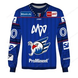 Adler Mannheim DEL 2627 Home Jersey Style Shirts