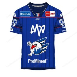 Adler Mannheim DEL 2627 Home Jersey Style Shirts