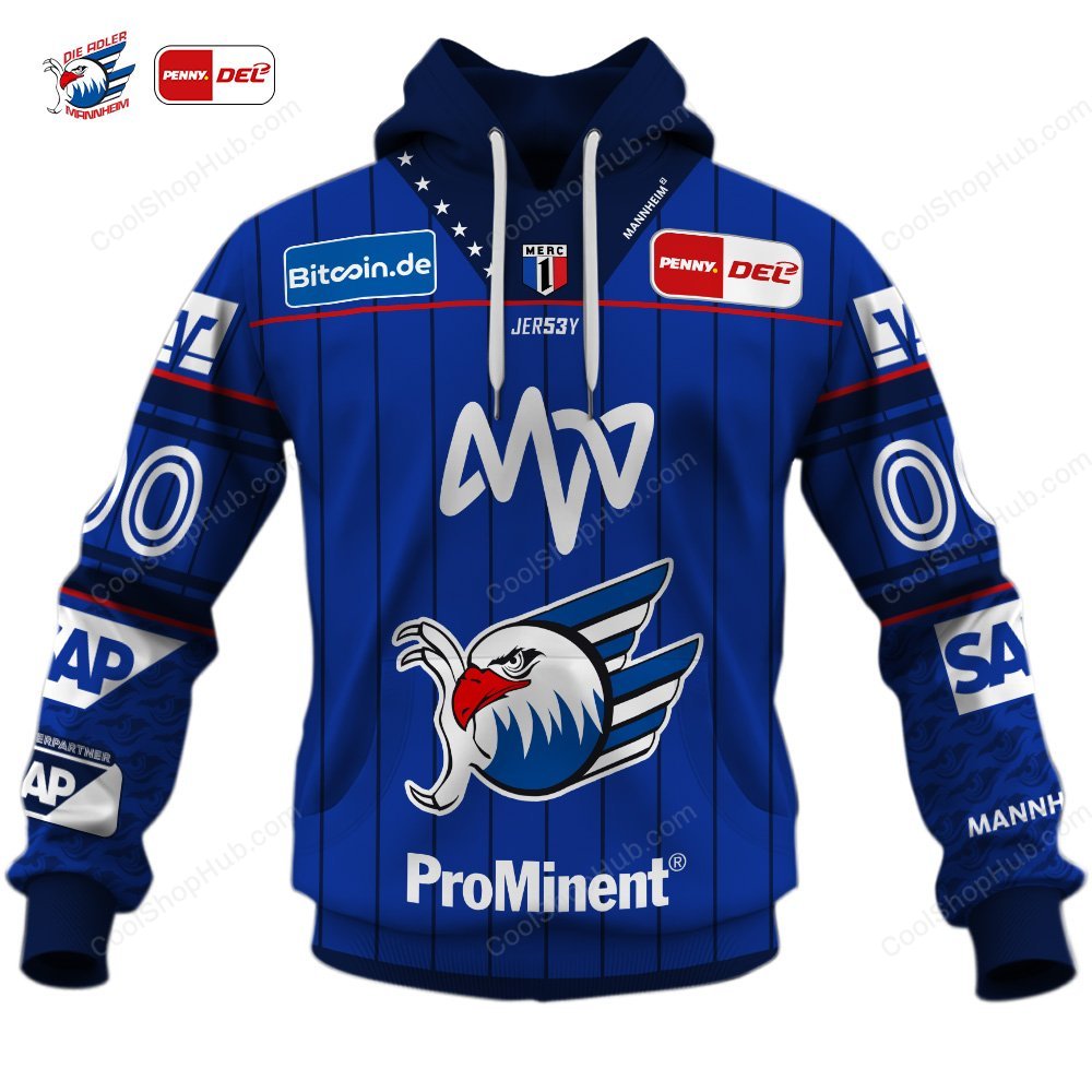 Adler Mannheim DEL 2627 Home Jersey Style Shirts