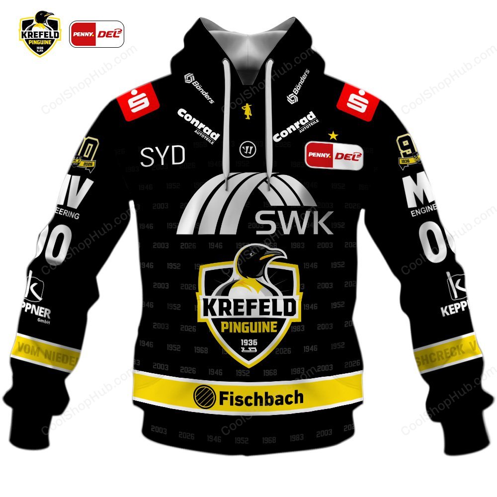Krefeld Pinguine DEL 2627 Home Jersey Style Shirts