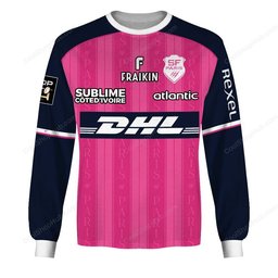 Stade Français Top 14 2627 Home Jersey Style Shirts