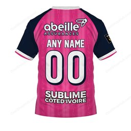 Stade Français Top 14 2627 Home Jersey Style Shirts