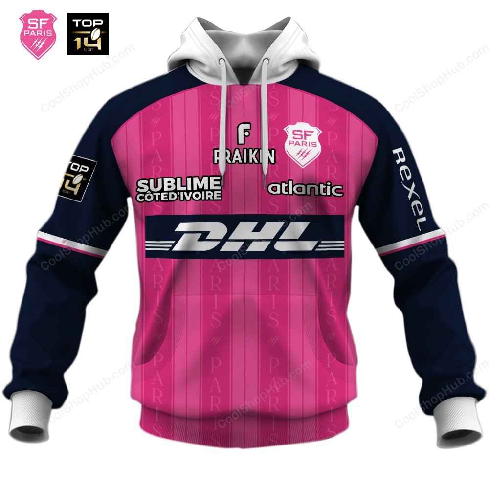 Stade Français Top 14 2627 Home Jersey Style Shirts