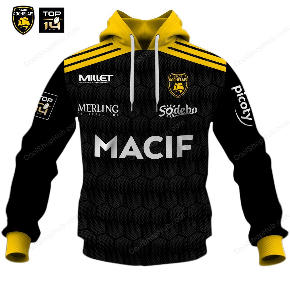 Stade Rochelais Top 14 2627 Home Jersey Style Shirts