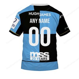 Cardiff Rugby ERCC 2627 Home Jersey Style Shirts