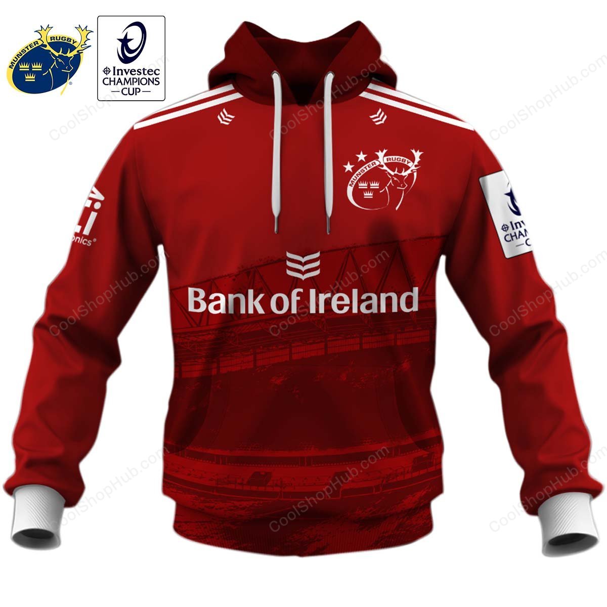 Munster Rugby ERCC 2627 Home Jersey Style Shirts