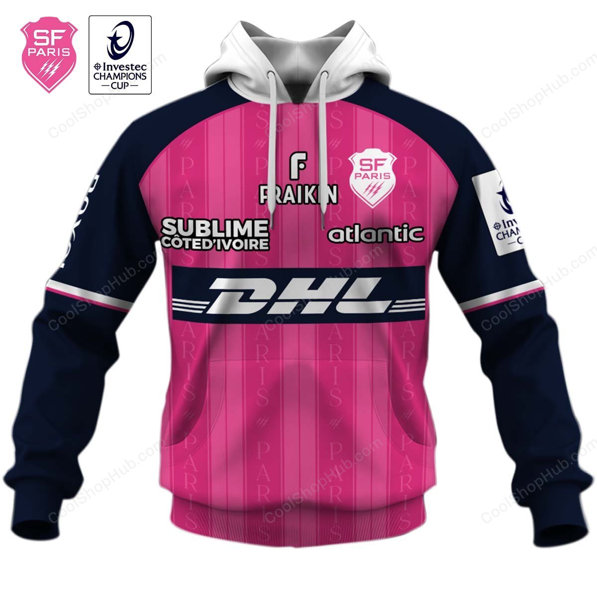 Stade Français ERCC 2627 Home Jersey Style Shirts