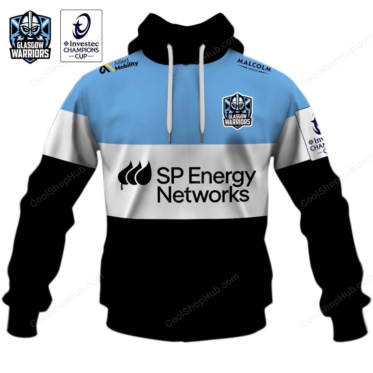 Glasgow Warriors ERCC 2627 Home Jersey Style Shirts
