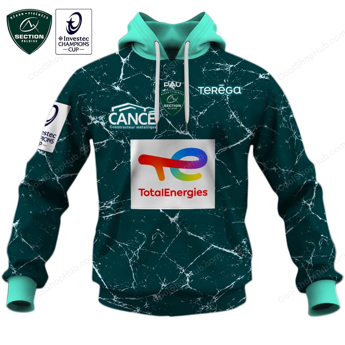 Section Paloise ERCC 2627 Home Jersey Style Shirts