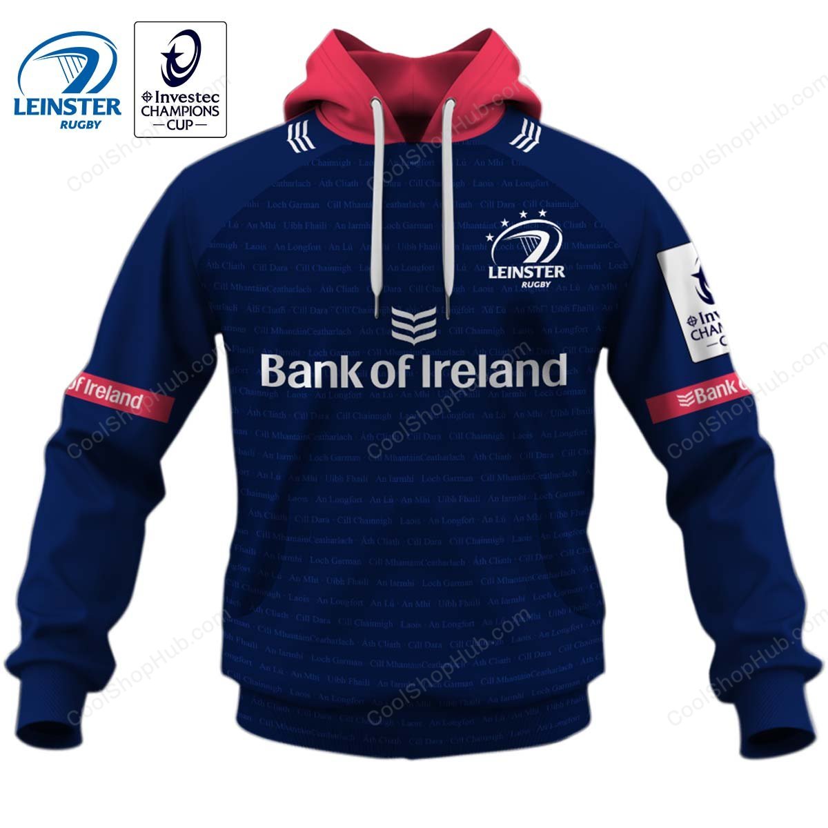 Leinster Rugby ERCC 2627 Home Jersey Style Shirts