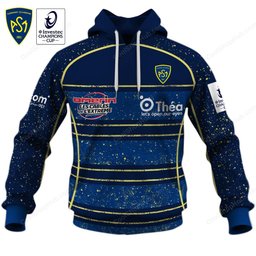 ASM Clermont Auvergne ERCC 2627 Home Jersey Style Shirts