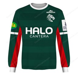 Leicester Tigers ERCC 2627 Home Jersey Style Shirts