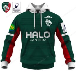 Leicester Tigers ERCC 2627 Home Jersey Style Shirts