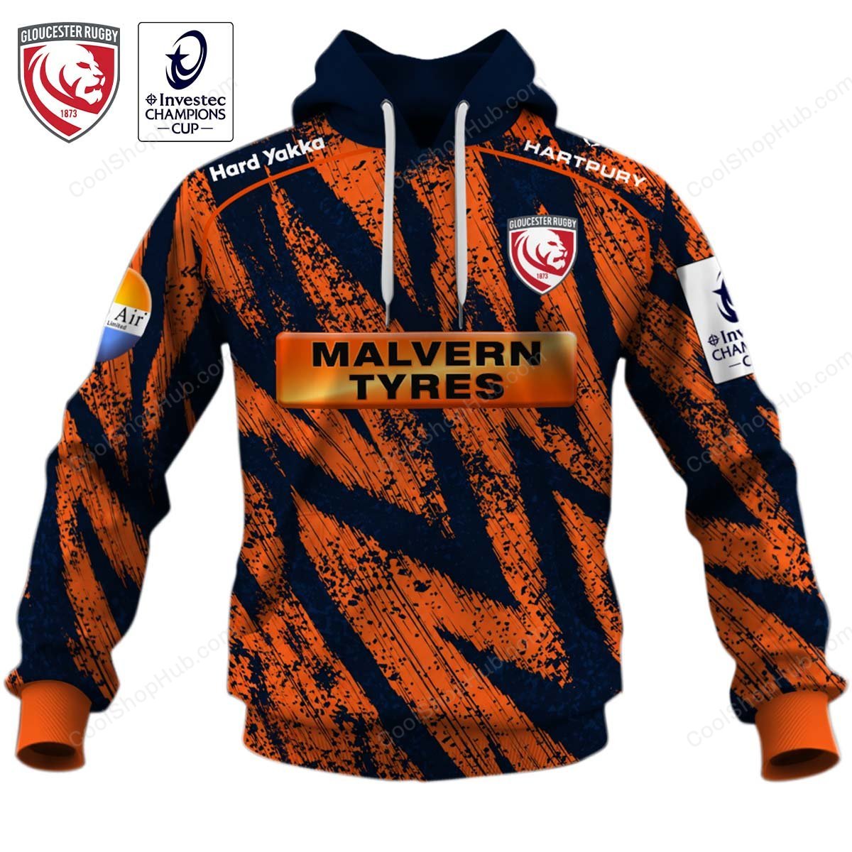 Gloucester Rugby ERCC 2627 Home Jersey Style Shirts