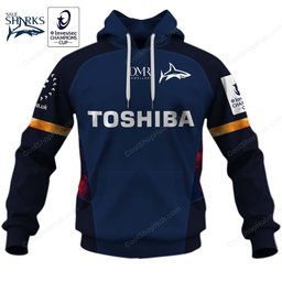 Sale Sharks ERCC 2627 Home Jersey Style Shirts