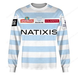 Racing 92 ERCC 2627 Home Jersey Style Shirts