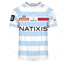 Racing 92 ERCC 2627 Home Jersey Style Shirts