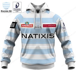 Racing 92 ERCC 2627 Home Jersey Style Shirts