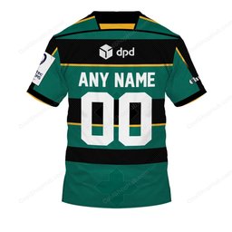 Northampton Saints ERCC 2627 Home Jersey Style Shirts