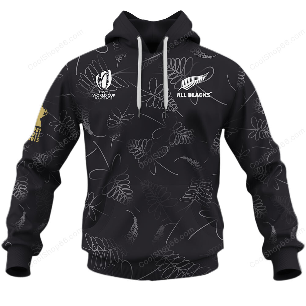 RWC 2023 New Zealand All Black Jersey Style
