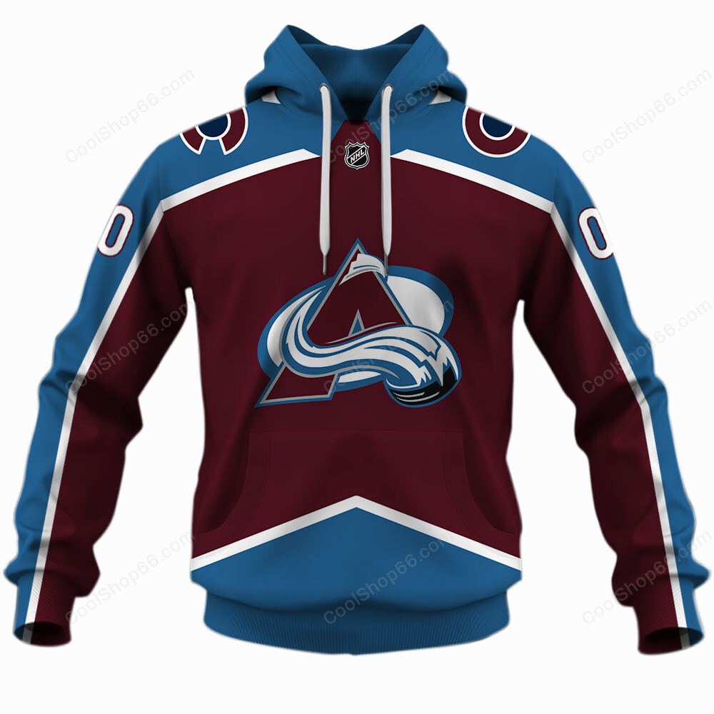 NHL Colorado Avalanche Home Jersey Style Shirts