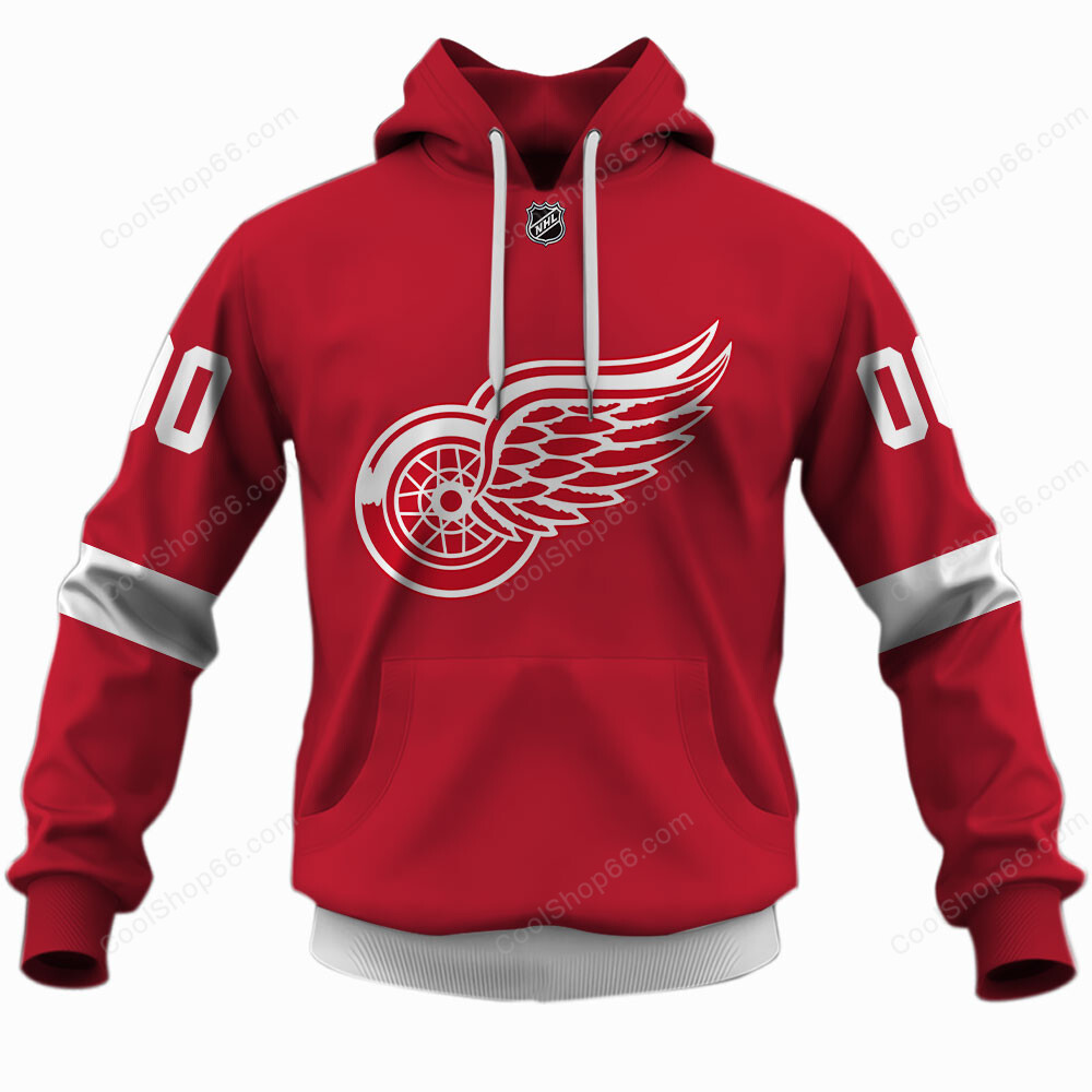 NHL Detroit Red Wings Home Jersey Style Shirts