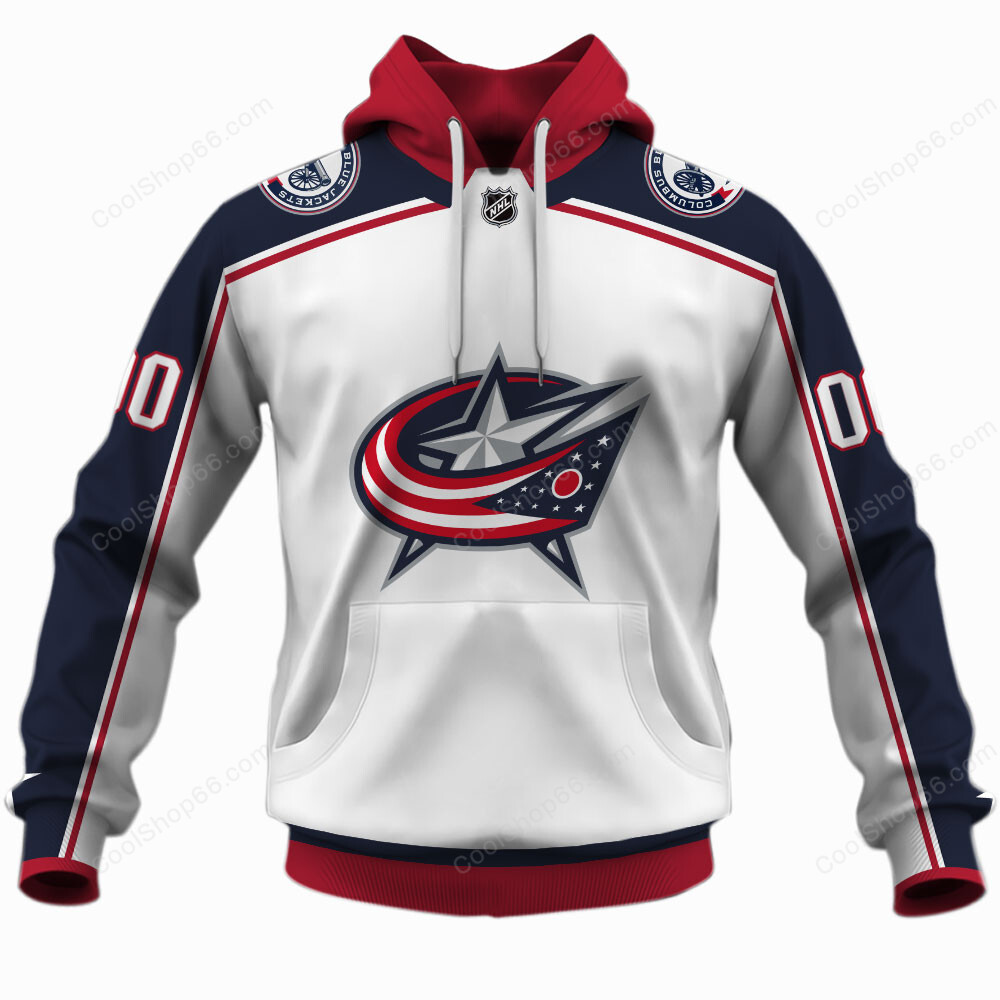 NHL Columbus Blue Jackets Away Jersey Style Shirts