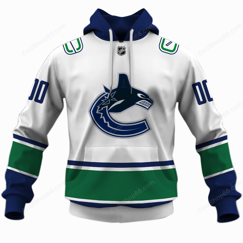 NHL Vancouver Canucks Away Jersey Style Shirts