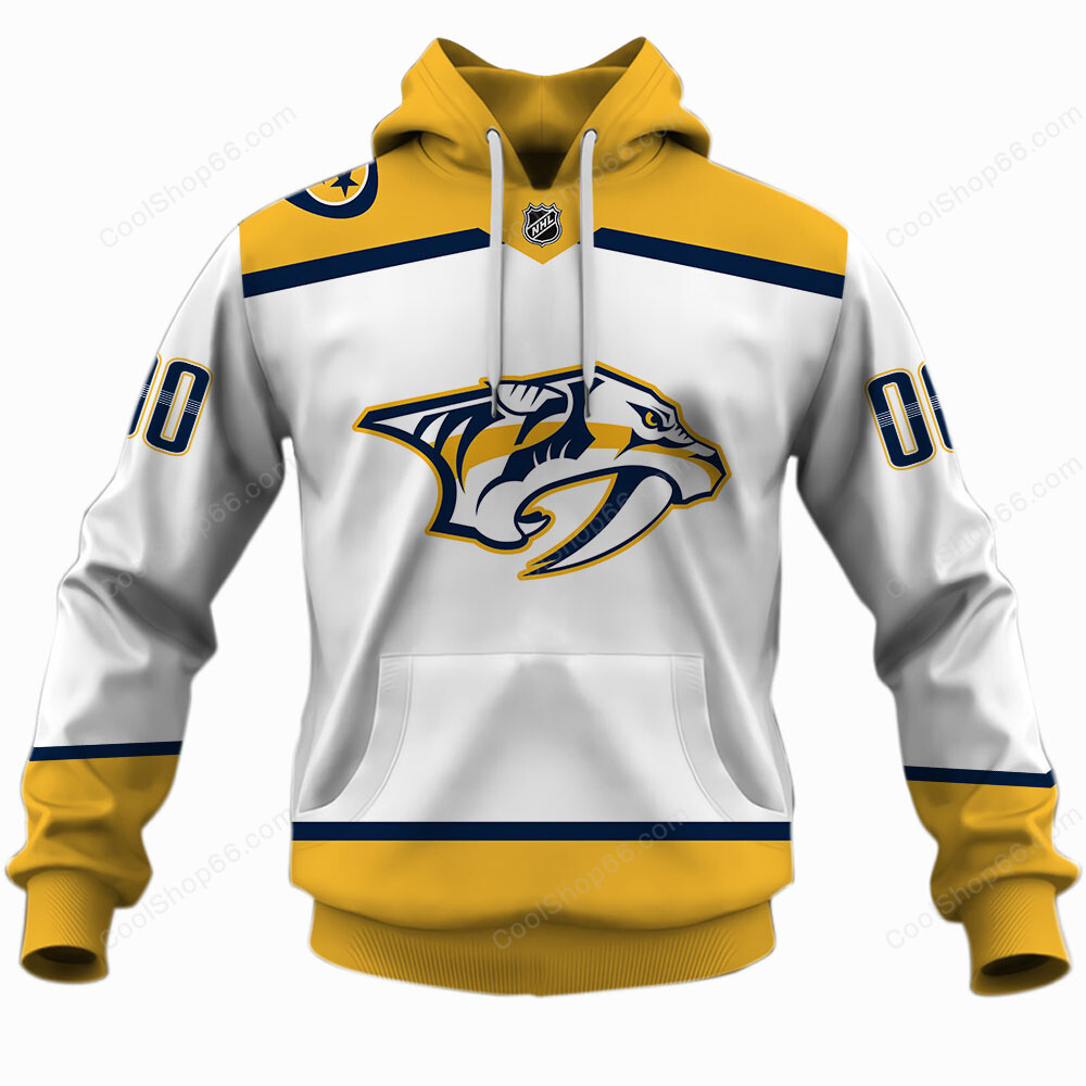 NHL Nashville Predators Away Jersey Style Shirts