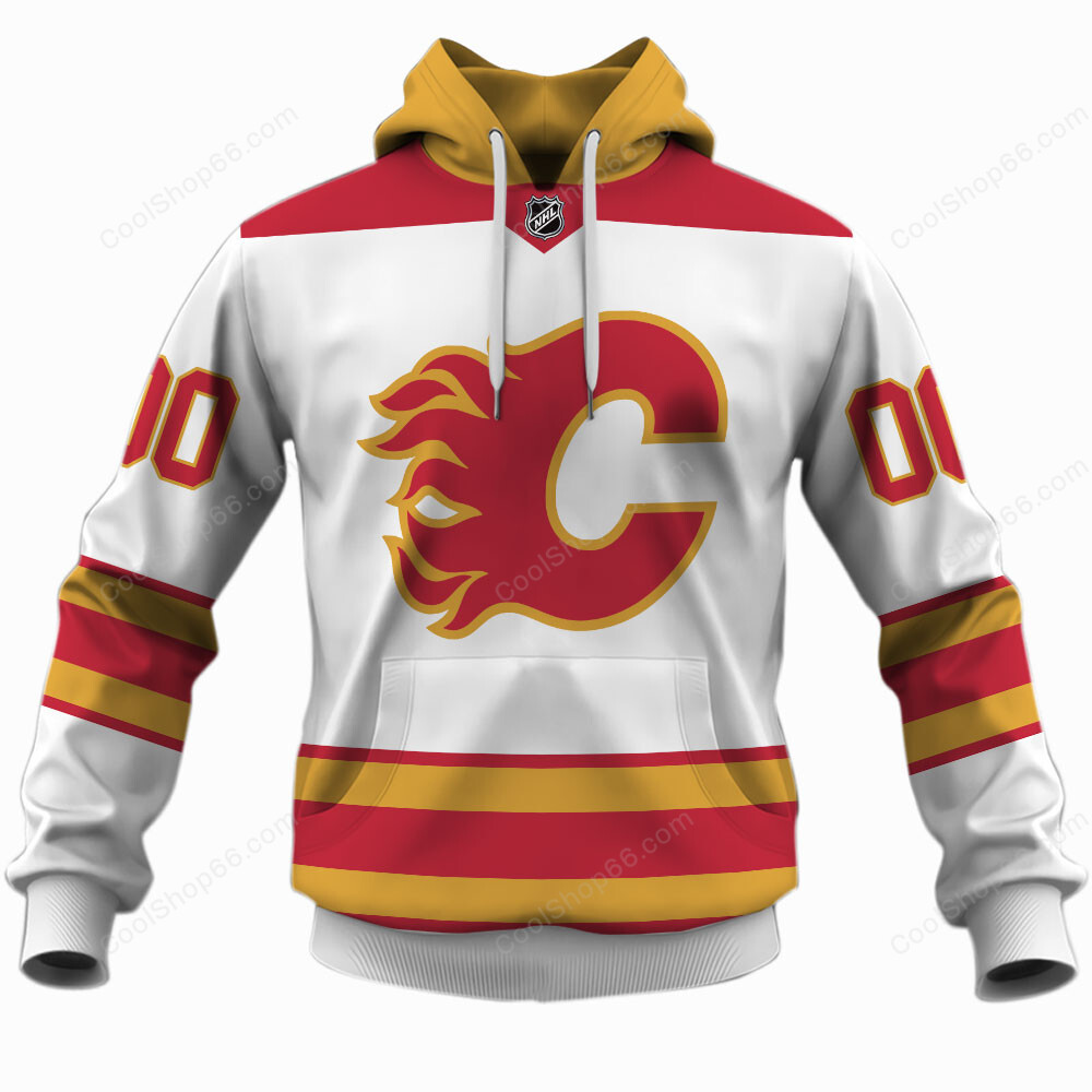 NHL Calgary Flames Away Jersey Style Shirts