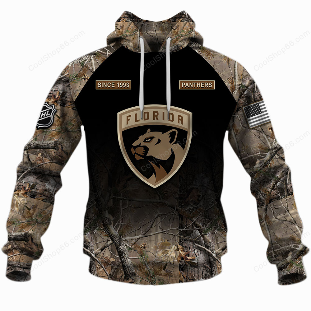 NHL Florida Panthers Hunting Camo Shirts