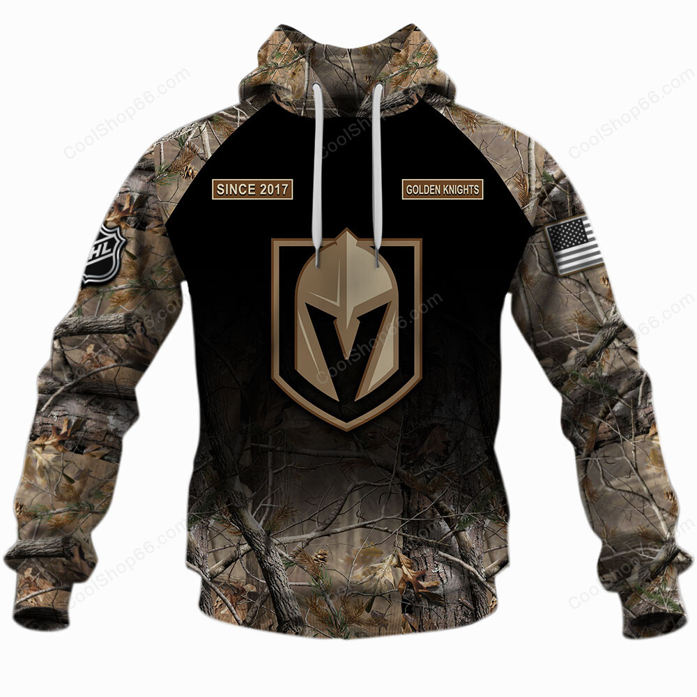 NHL Vegas Golden Knights Hunting Camo Shirts