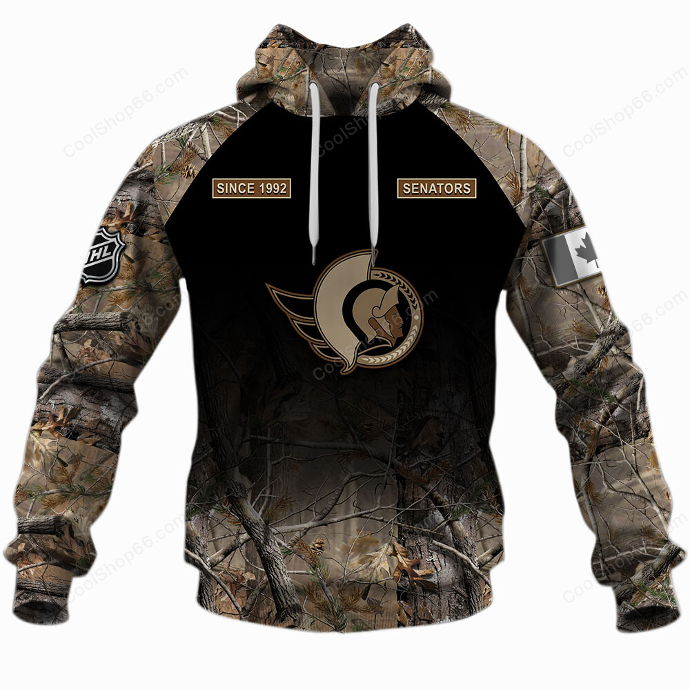 NHL Ottawa Senators Hunting Camo Shirts