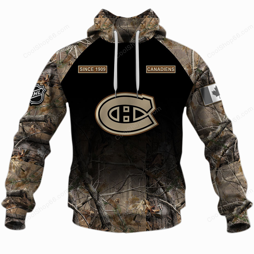 NHL Montreal Canadiens Hunting Camo Shirts
