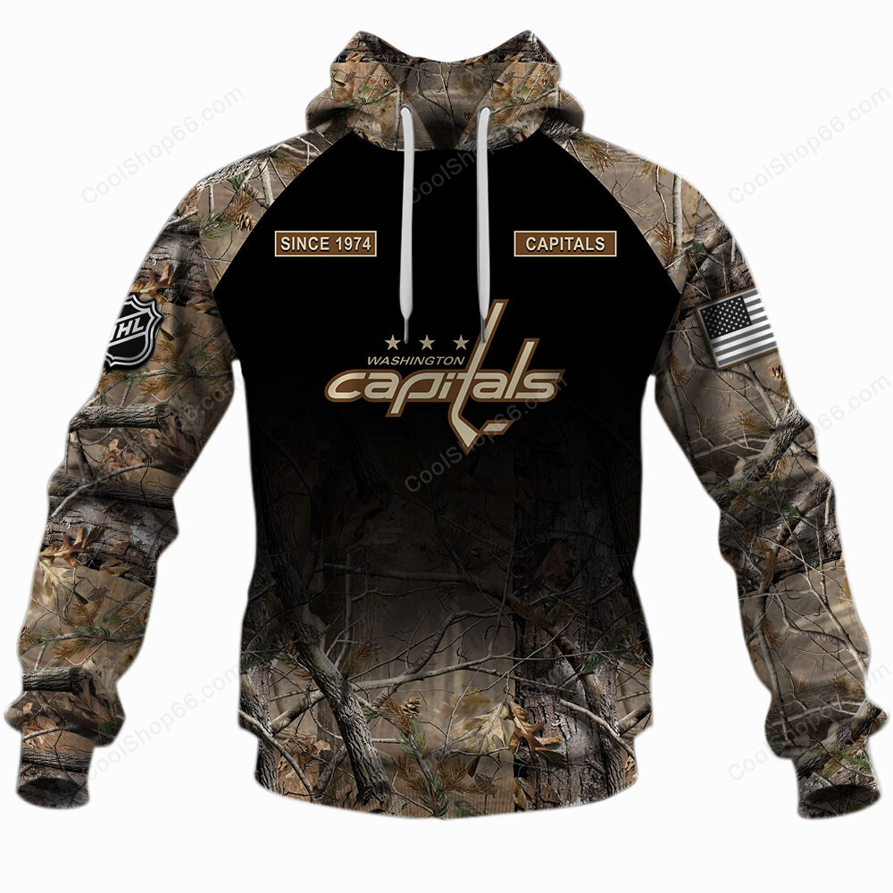 NHL Washington Capitals Hunting Camo Shirts
