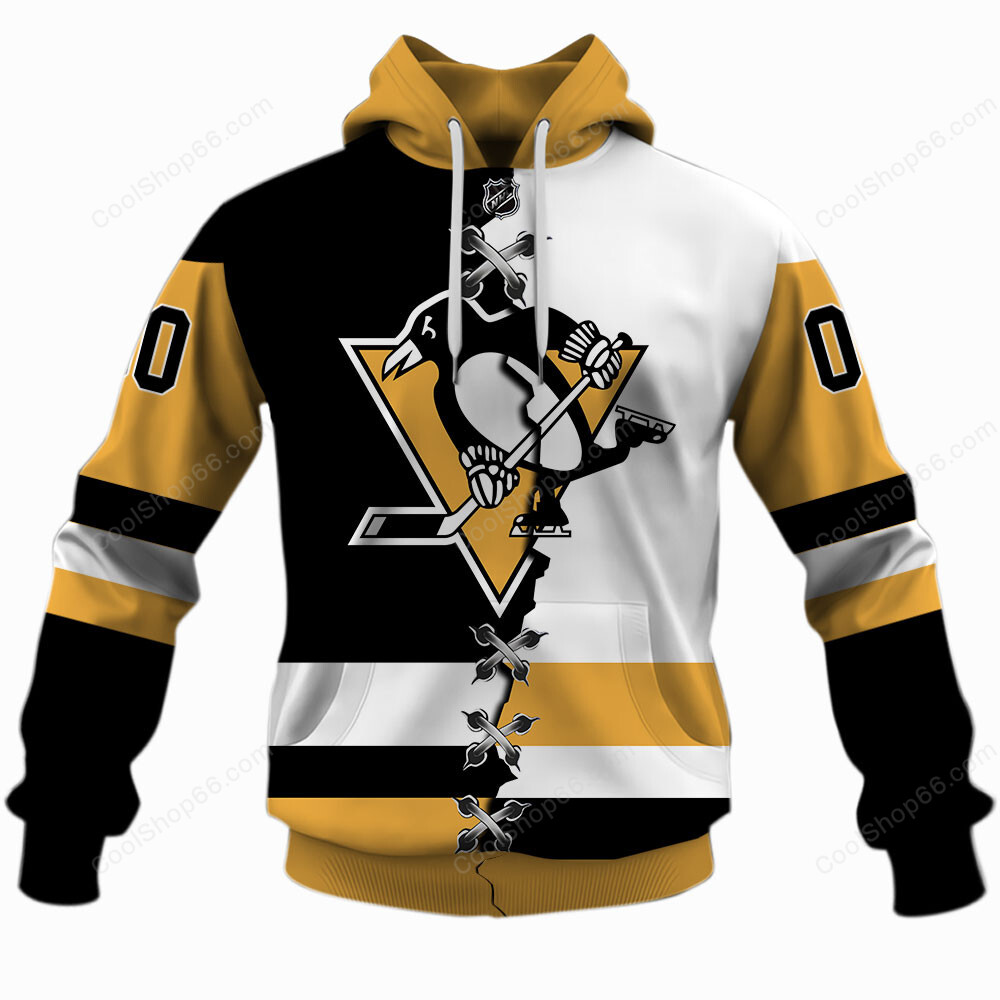NHL Pittsburgh Penguins Mix Jersey Style Shirts