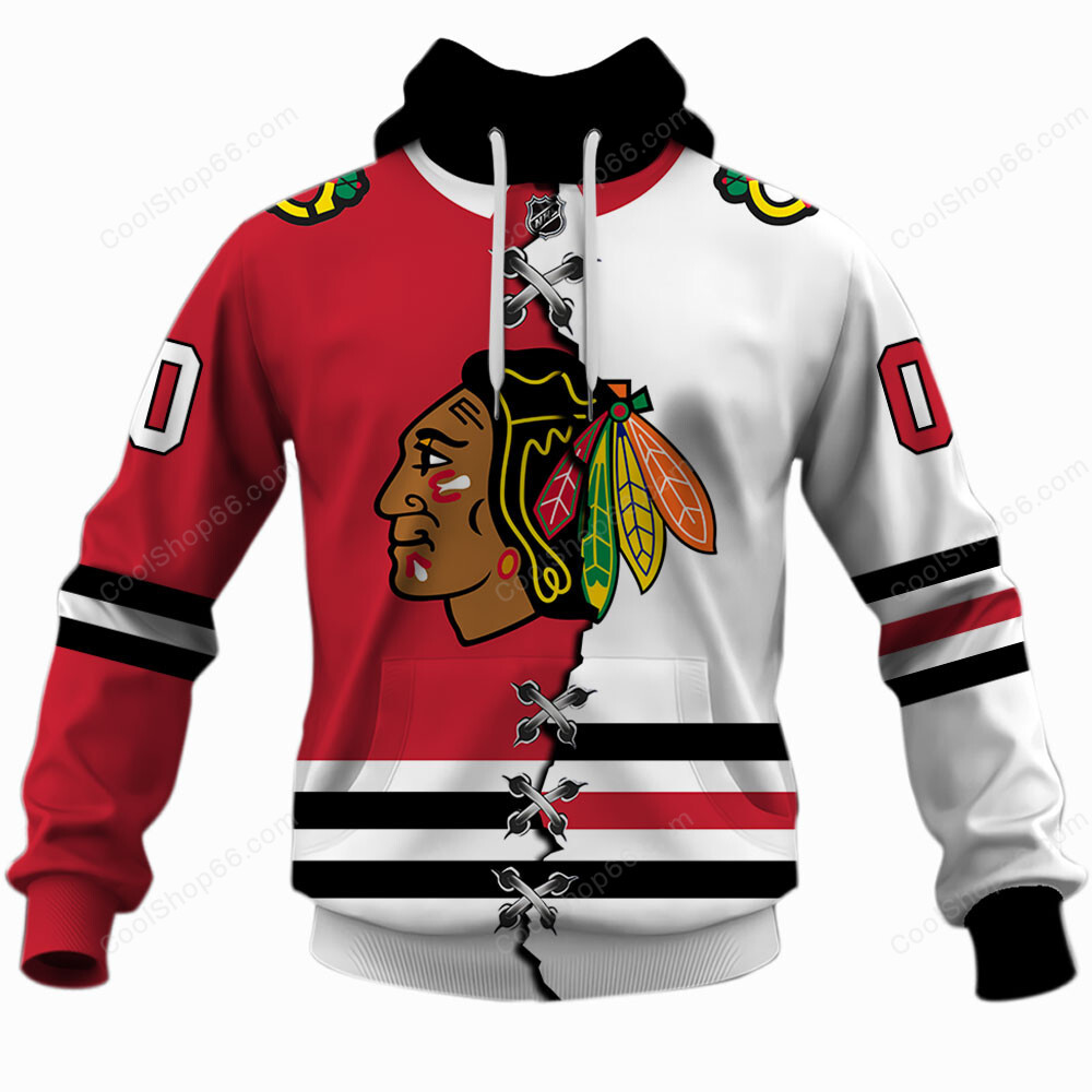 NHL Chicago Blackhawks Mix Jersey Style Shirts