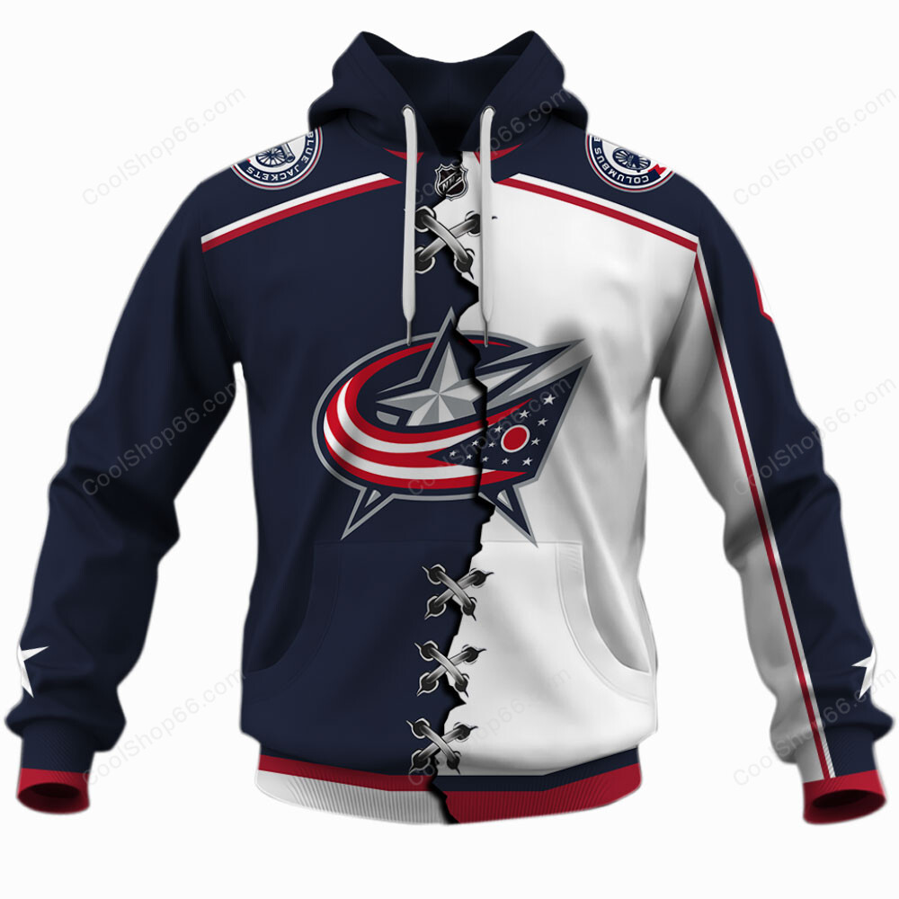NHL Columbus Blue Jackets Mix Jersey Style Shirts