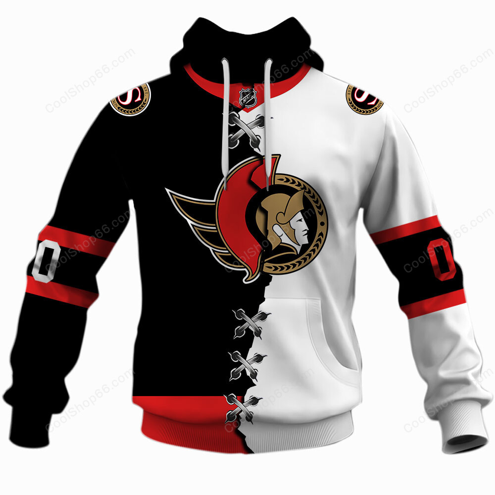 NHL Ottawa Senators Mix Jersey Style Shirts