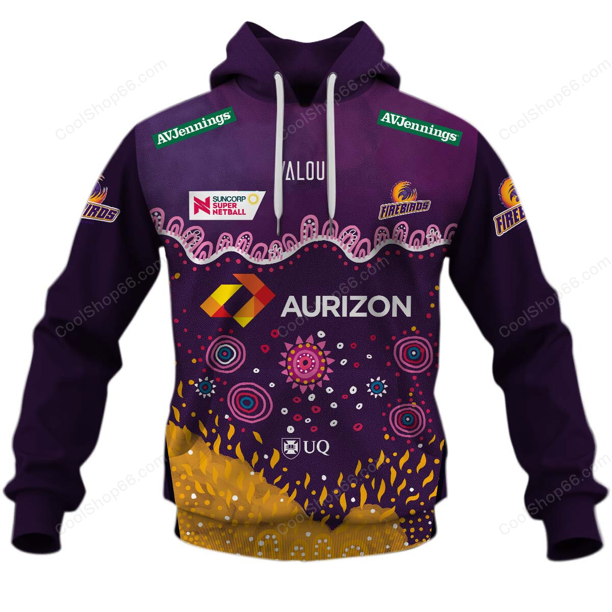 Queensland Firebirds Indigenous Jersey Style