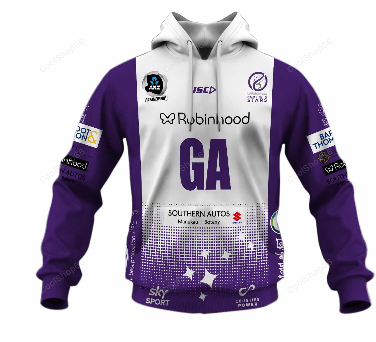 Nothern Stars Netball Jersey Style Shirts