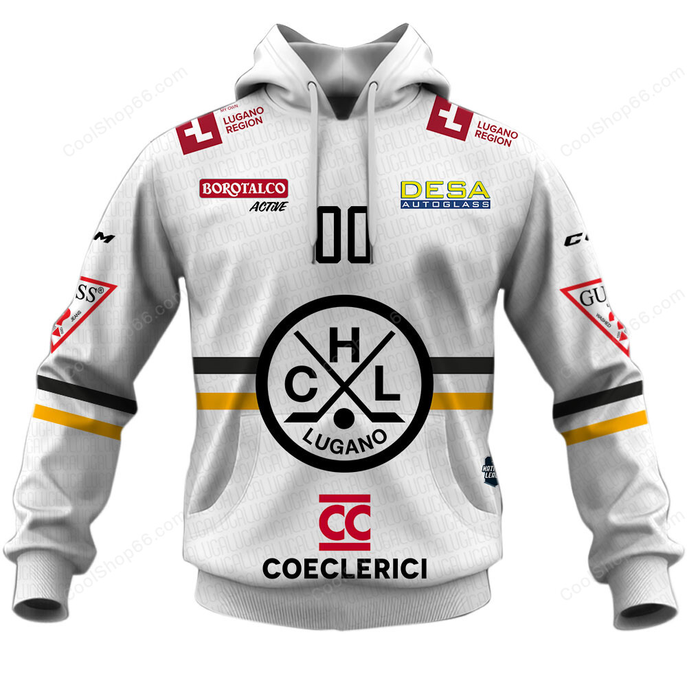 HC Lugano Away Jersey Style Shirts