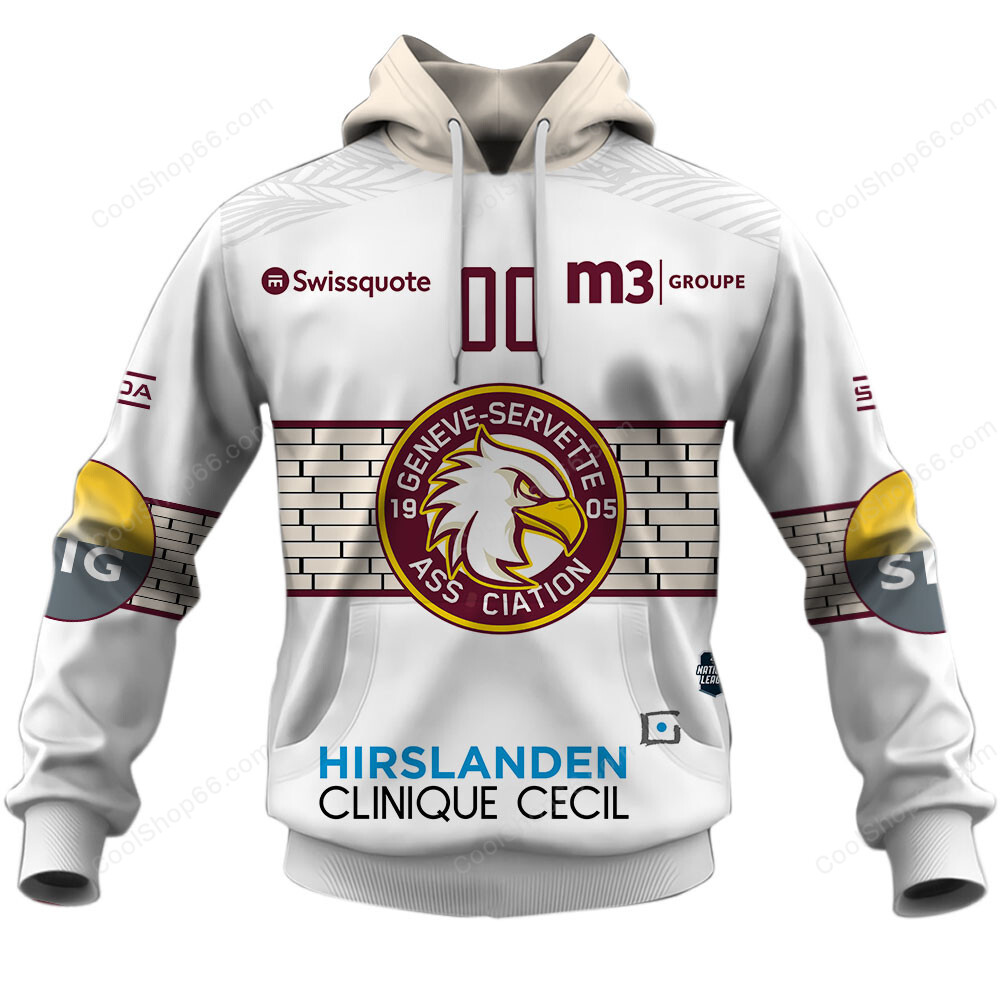 Geneve Servette HC Away Jersey Style Shirts