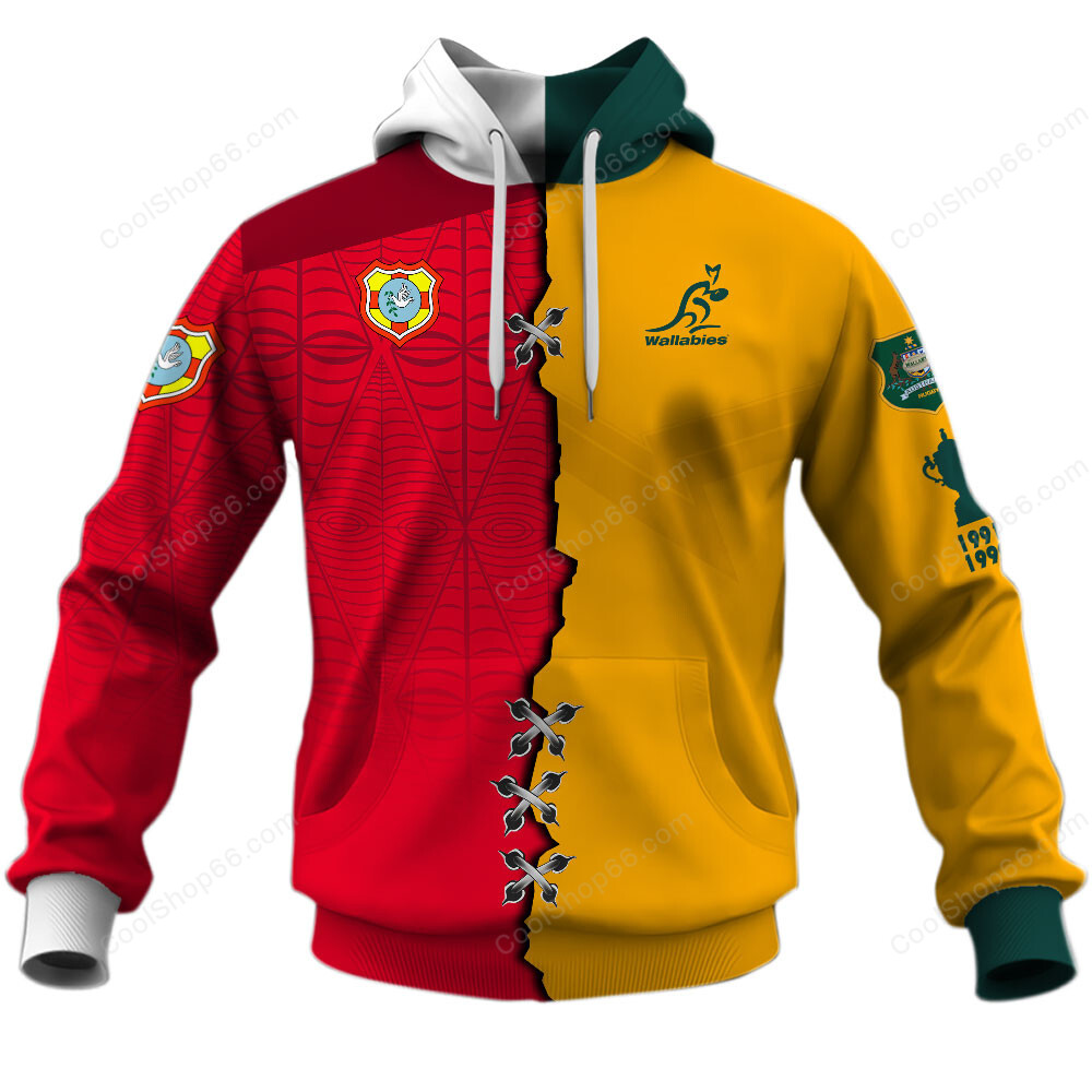 Australia Rugby Wallabies x Tonga Rugby Special Shirts