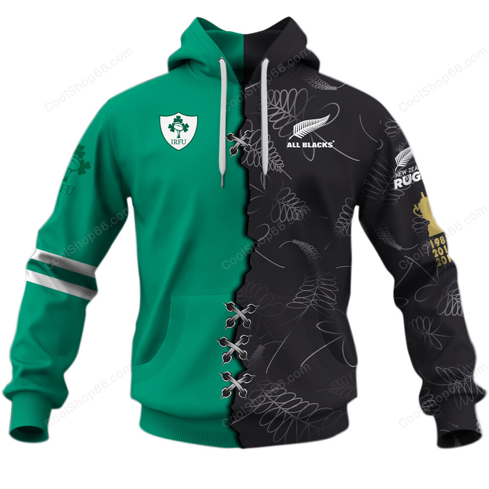 All Blacks New Zealand Rugby x Ireland Rugby Special Shirts